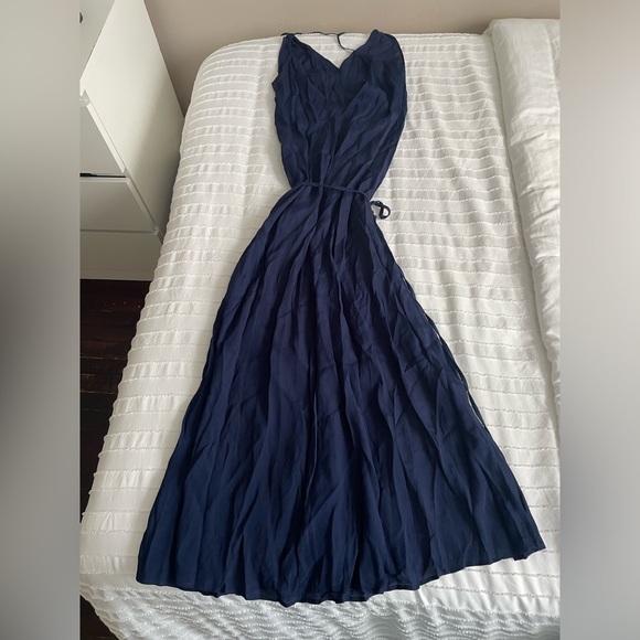 Reformation Cutout Long Blue Dress Size XS - Picture 7 of 9